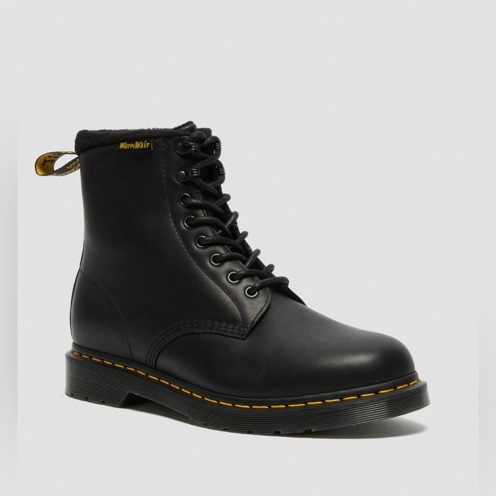 Dr. Martens Pascal 1460 Warmwair Fleece Lined Leather Boots | Size US 10L 9M